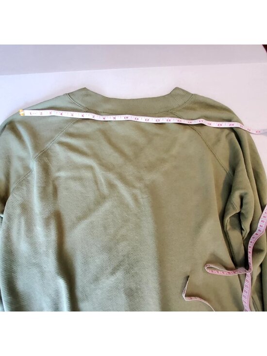 Universal Thread Womens Sage Green Pullover Sweatshirt Cotton Modal Blend Size L - Picture 6 of 12